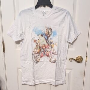 Disney Kingdom Hearts White Unisex Graphic T-shirt